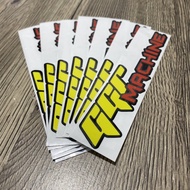 GGR MACHINE Cutting Sticker