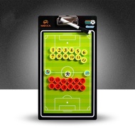 Soccer Ball Tactical Board Magnetic Football Coaching Clipboard Portable Coach Teaching Board PVC We