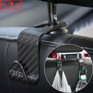 Audi Car Back Seat Headrest Hook Car Load-bearing Storage Hanger Handbag Organizer For A3 8l 8Y A1 Q