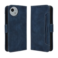 For Sharp Aquos wish 4 Case Cover Premium Leather Flip Multi-card slot Cover For Sharp Aquos wish4 S