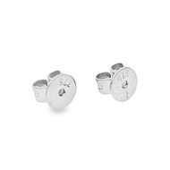 HE9 Top Cash Jewellery 9K White Gold Earrings' Backing