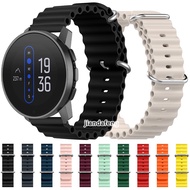 Ocean Silicone Sport Band Strap for Suunto 9 Peak 43mm