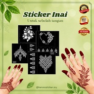 Sticker Corak Inai / Henna Stencil / Sticker Inai / Henna Sticker Pengantin Design Terkini