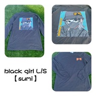 SCENE TOKYO black girl L/S【sumi】【ash】