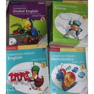 CAMBRIDGE MATHEMATICS BOOK - CAMBRIDGE GLOBAL ENGLISH - CAMBRIDGE PRIMARY science -CAMBRIDGE PRIMARY