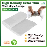 SLEN Aquarium Filter Sponge 60 x 40cm Magic Carpet Magic Sponge Span Kapas Putih Akuarium