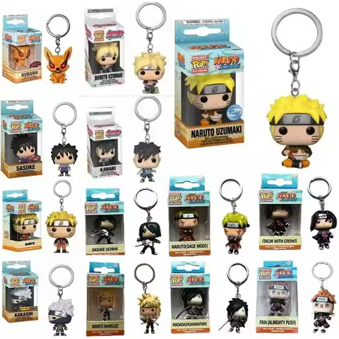 Funko POP NARUTOs Pain Kurama Sasuke Kakashi Minato Namikaze Itachi with Crows Sasuke Uchiha Pocket 