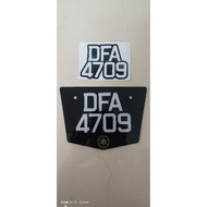 NOMBOR PLATE TANAM 2D