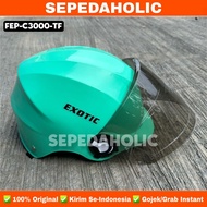 Helm Sepeda EXOTIC Full Face Visor untuk Sepeda Biasa / Sepeda Listrik