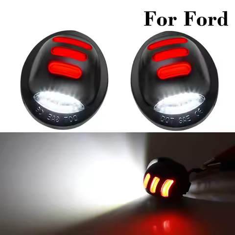 2Pcs For Ford F150 F-150 F-250 F-350 F-450 F 150 250 350 450 Car Accessories License Plate Light Lam