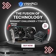 AMD GPU COMBO Computer Set (ASROCK RX 9060XT CHALLENGER 8GB 16GB + XIGMATEK THOR T750 V3 750W)