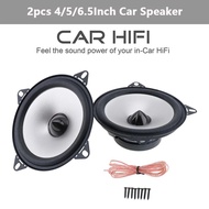 ☬2pcs 4/ 5 /6.5 Inch Car Speakers 60W 100W Vehicle Door Subwoofer Car Audio Music Stereo Full Ra V4