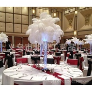 Ostrich Feather60-65cm Ostrich Feather Wedding Table Decoration Road Guide Thick Rod Wide Feather La