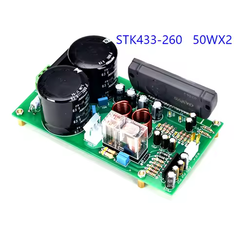 1pc STK433-260 Thick Film 50WX2 HIFI Amplifier Finished Board