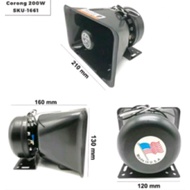 Toa Speaker horn siren square funnel 200 Watt