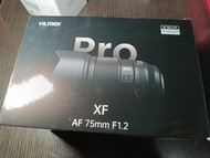 Viltrox AF 75mm f/1.2 Pro Fujifilm XF APSC 自動對焦超大光圈鏡頭（國行）