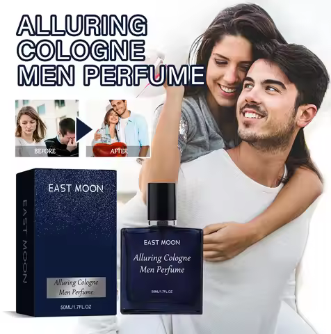 East Moon 50ml Men Cologne Perfume Lasting Charming Gentleman Body Fresh Fragrance Dating Atmosphere
