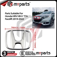 1 Unit | Myparts Fits Honda HRV HR-V Facelift T7A 2019-2022 Front Logo Emblem Grille Badge