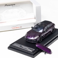 RM 1/64 Porsche Panamera Travel Edition Purple Alloy Car Model Diecast Car Toys Collection Birthday 