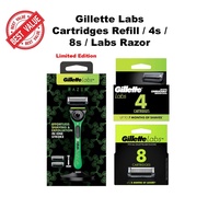 Gillette Labs Refills for Exfoliating Razor and Heated Razor 4s/8s / Labs Razor