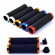 Road Bike Handlebar Grips Anti-Skid Rubber Bicycle Grips Mountain Bike Lock Cycling Bike Accessories Handlebars