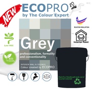 18L ECOPRO MATT EMULSION PAINT FOR INTERIOR ( GREY / KELABU ) READY STOCK / CAT KAPUR / CAT AIR  / B