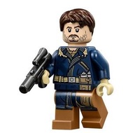 Lego SW0790 Star Wars 75155 Rogue One U-Wing : Cassian Andor (Dark Blue Coat) Minifigure, sw0790