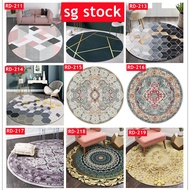 SG STOCK*Carpet/Floor Mat Rugs Nordic Ins Round Carpet/ 80-160CM Mat/Carpet Rugs&Carpets/Floor Rugs/