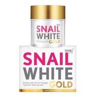 ถูกสุด👍exp2027❗️แท้💯 SNAILWHITE GOLD CREAM [ 50 กรัม ] Namulife snail white นามุ ไลฟ์ สเนลไวท์ โกล์ด