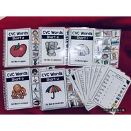 CVC Phonics 自然拼读安静书 Busy Book/ Quiet Book/ Phonics/ cvc word family/ phonic reading/English cvc phon