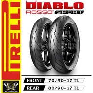 PIRELLI Diablo Rosso Sport 70/90-17 80/90-17  90/80-17