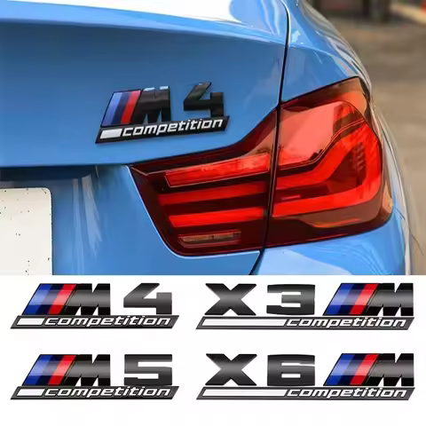 3D Car Decorative accessories M Badge Emblem Decoration Accessories For BMW M3 M4 F07 F34 F30 F20 F1
