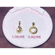 6K FASHION GOLD PENDANT