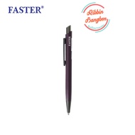 ปากกาลูกลื่นเจล 0.7 MM. เปลี่ยนไส้ได้ FASTER CX517-FAN ปากกาเจล ปากกาด้ามเหล็ก