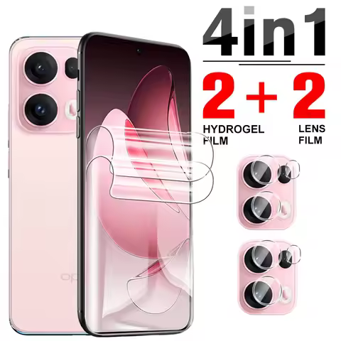 4IN1 999D Soft Hydrogel Film For Oppo Reno13 Pro F Reno13F Reno 13 Pro 13Pro Camera Glass Reno13Pro