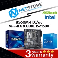 PWP ASROCK B560M-ITX/AC MINI-ITX & INTEL CORE I5-11500 PROCESSOR