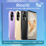 (COD) 2023 new Reno10 4G/5G Smartphone 5.5 inches 4GB RAM+64GB ROM 6800mAH  Android system low-price promotional mobile phone high quality guarantee