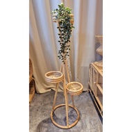 *INDAH*Rattan Plant Stand//Natural & Aesthetic Design//Rak Pasu Rotan//Reka Bentuk Estetik Semulajad