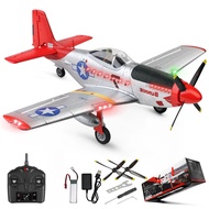 WLtoys XK A280 RC plane,P51 Mustang 4-CH RC Airplane with Lights,6G/3D Brushless Remote Control Airp