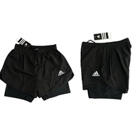 NK cycling shorts for men jogging shorts running shorts bike sport 2 in 1 shorts