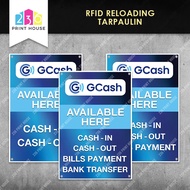 PORTRAIT GCASH Tarpaulin Banner • FREE Eyelets • GCash Available Here Signage • 10oz  • 3 Sizes