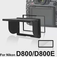 LARMOR V金屬邊框防爆鋼化玻璃相機保護貼附磁吸式遮光罩-Nikon D800/D800E專用