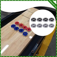 [SzlinyoubeMY] Set of 8 Shuffleboard Pucks Competition Weights for Competitive Play Accessory Profes
