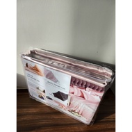 [LIQUIDATION] PVC Bedding Bag with Button Transparent Plastic Bag for Convenient PVC Storage NITE9SI