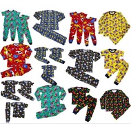 💥 BORONG 💥 Pyjamas BORONG FULL COTTON RINTED BABY KIDS BIG KED DEWASA BORONG baju tidur budak MURAH