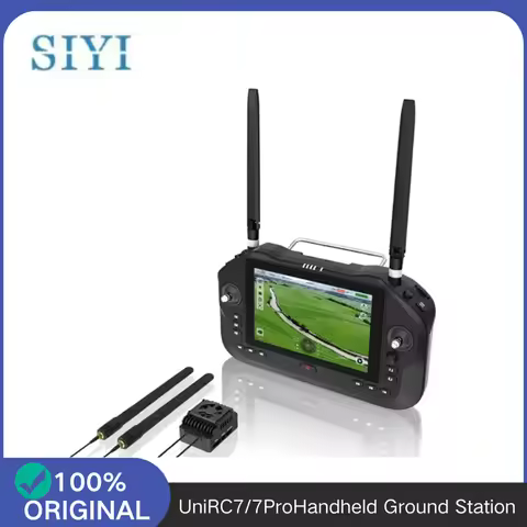 SIYI UniRC 7/7 Pro Dual-Band Handheld Ground Station, 7Inch 1080P 40KM Range Smart Controller for UA