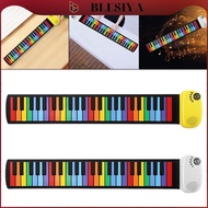 [Blesiya] Roll Up Piano,49 Keys Electric Piano Keyboard,Portable Keyboard Piano,Keyboard Piano for B