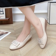 Flat Shoes Women's Shoes Soft-Soled Peas Shoes Women's Mother Shoes Large Size Women's Shoes 41 to 4