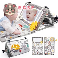 Tummy Time Mirror For Babies 0-6 Months Newborn Infant Baby Sensory Toys Brain Development With Crin