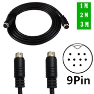 [READY STOCK] Data Cable Pure Copper DIN9MD9 Male to Male Communication Cable Signal Cable 9-Core Fu